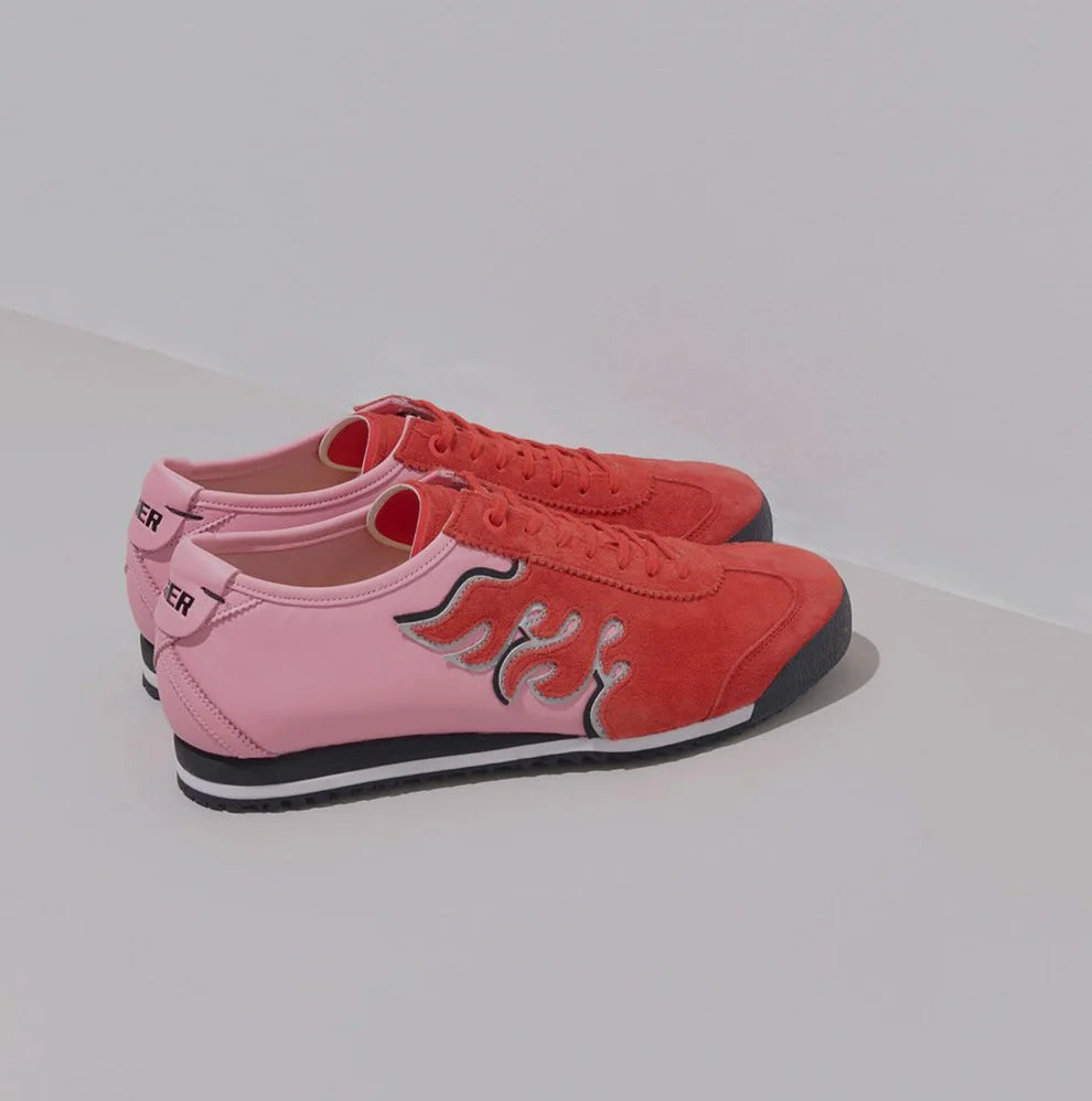 Onitsuka Tiger SD Flame Fiery Red Blossom Pink.
