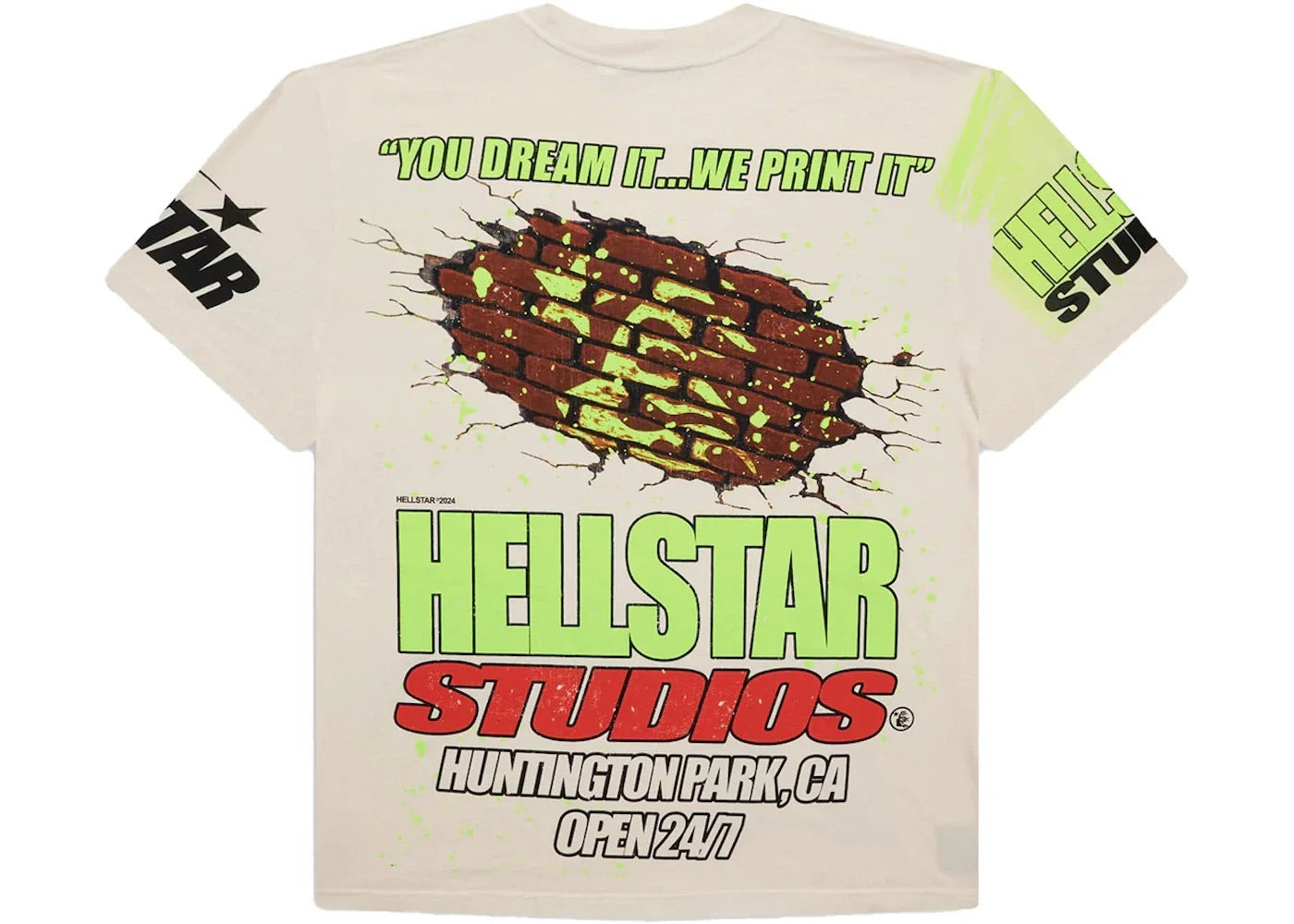 Hellstar Studios Brick wall T-shirt.