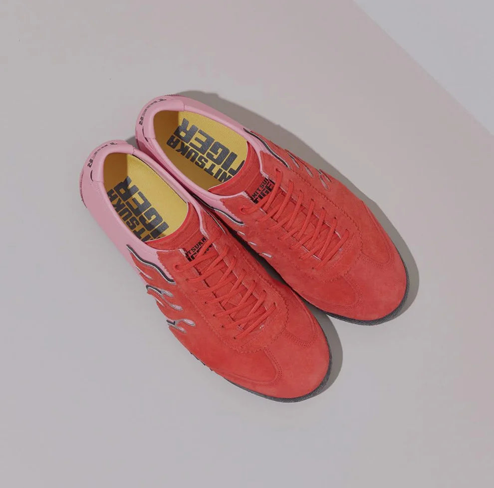 Onitsuka Tiger SD Flame Fiery Red Blossom Pink.