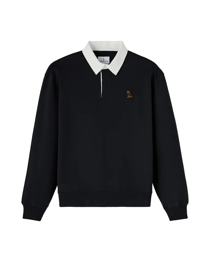 Ovo Classic Rugby Polo (BLACK)